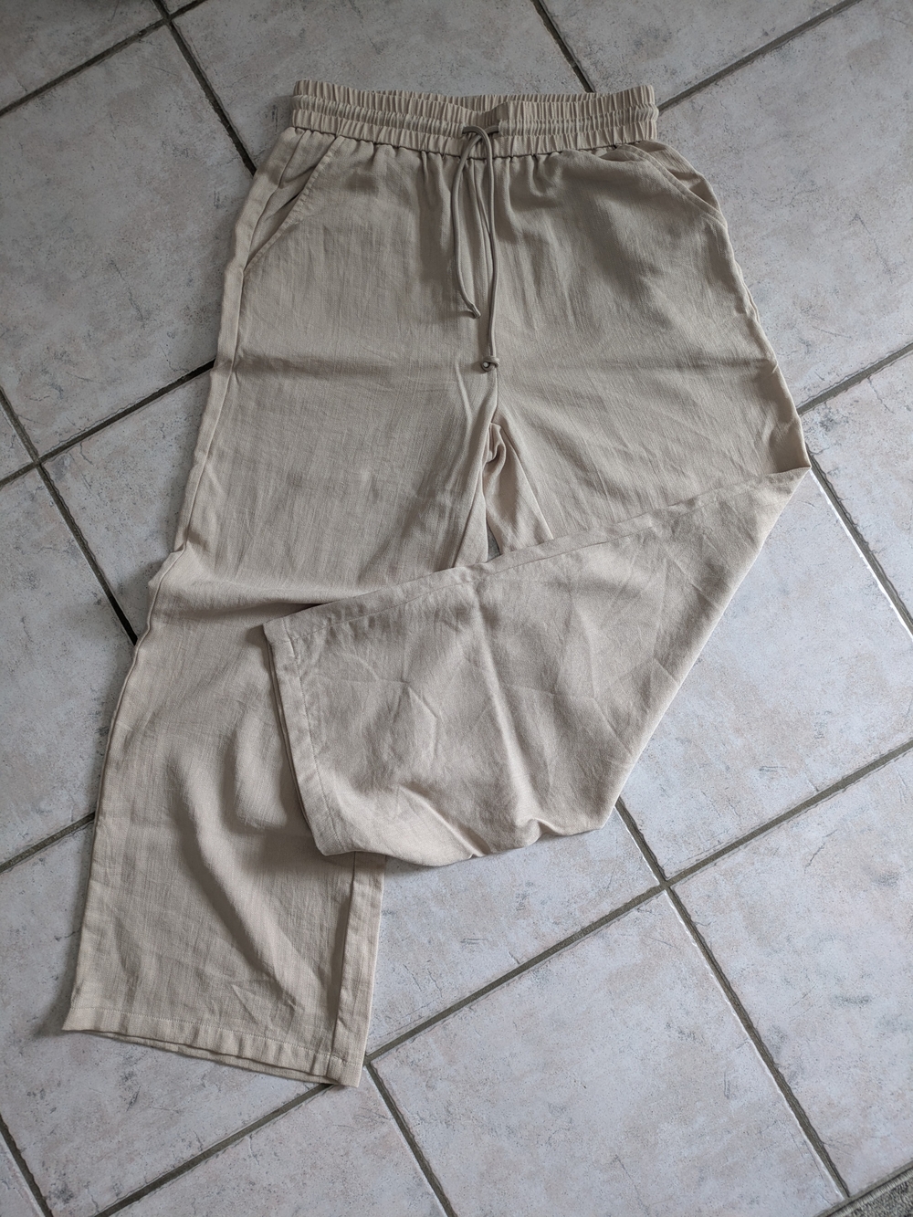 Halara HR Wide Leg Linen Pants - Picture 3 of 3